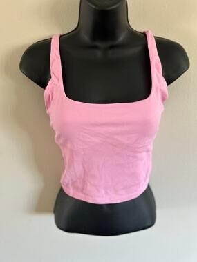 PINK Victoria’s Secret Seamless Longline Sports Bra Pink S